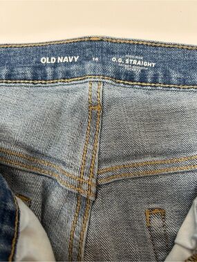 Old Navy Women's High-Rise O.G. Straight Jeans - Light Blue Size 16